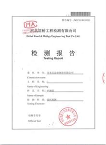 黄石公司检测报告